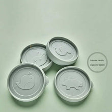 Load image into Gallery viewer, Glass Baby Food Jars with Silicone Lids

